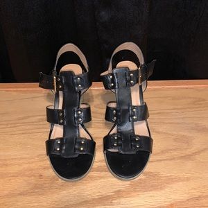 American Eagle strapped heels